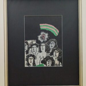 Corneille, Visages de femmes à l’arc-en-ciel – 1973